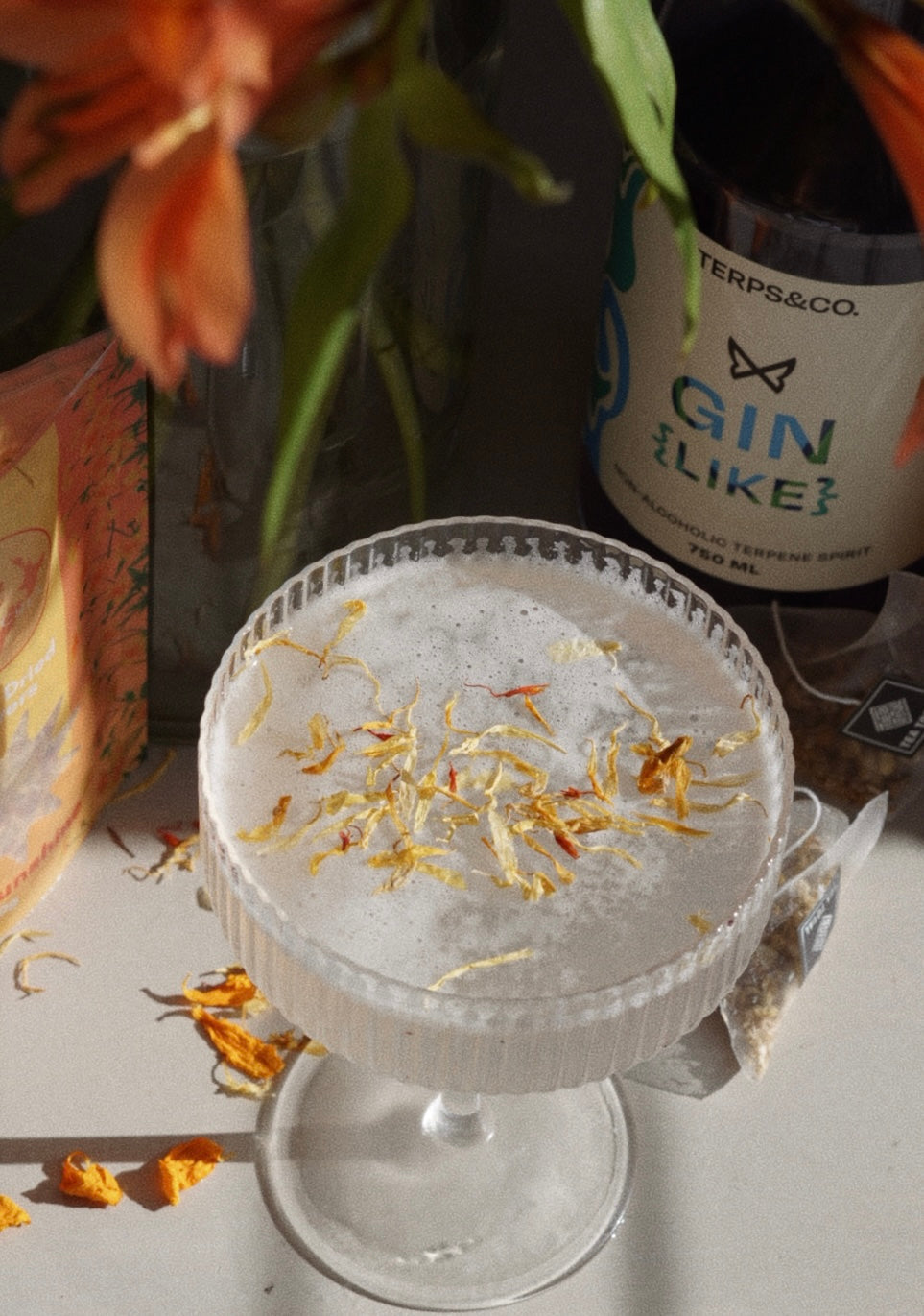 Chamomile Gin Fizz